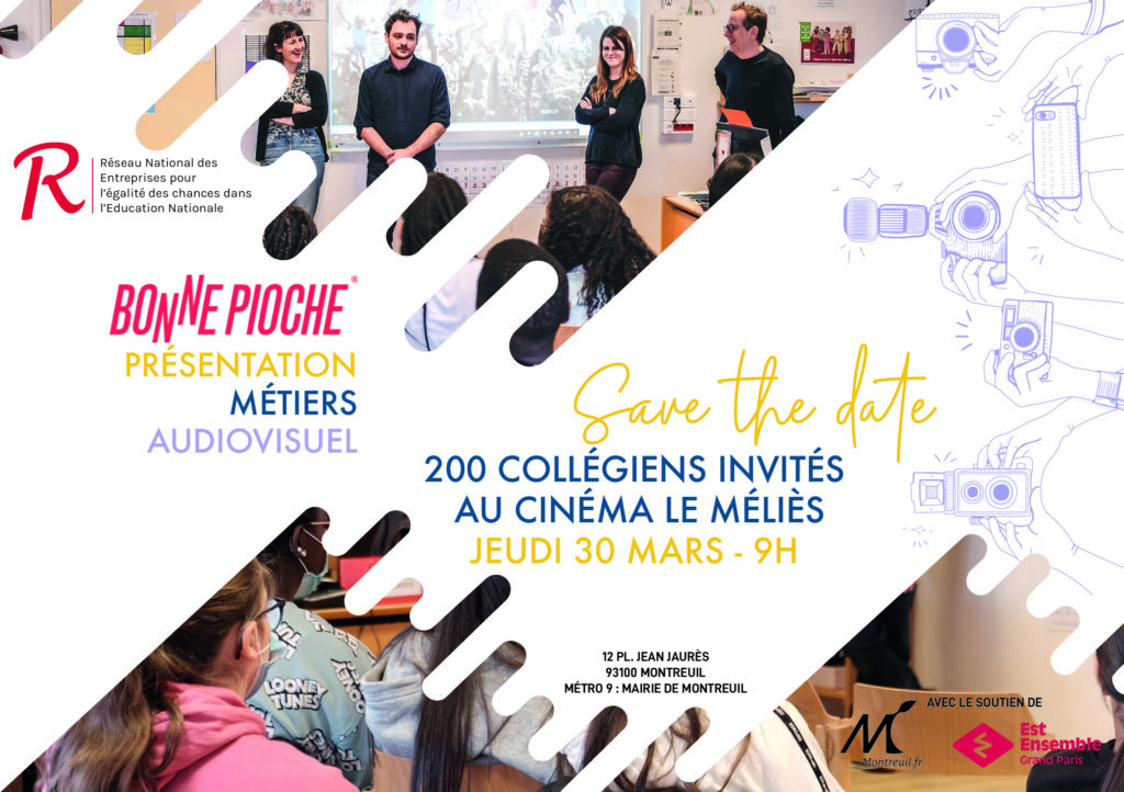 Présentation des métiers de l'audiovisuel au cinéma Le Méliès